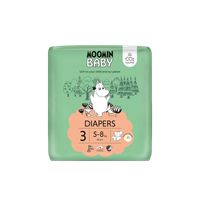 MOOMIN BABY 3 Midi 5–8 kg, eko plienky, 48 ks