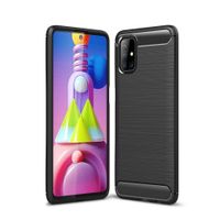 FLEXI TPU ovitek za Samsung Galaxy M51 črn