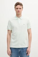Tommy Hilfiger polo tričko pánske s prímesou ľanu