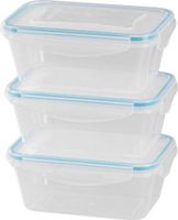 Dóza MagicHome Lunchbox set YH376, obdĺžniková, sada 3 ks, 1000 ml, 189x131x77 mm