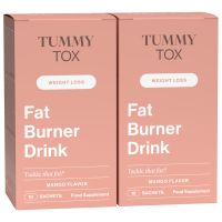 Fatburner Drink Tummy Tox. 1+1 GRATIS. Mangogeschmack. 2x15 Beutel