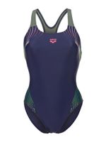 ARENA Jednodijelni kupaći kostim 'Nuance Swim Pro Back'  plava / zelena / pastelno zelena / tamno roza