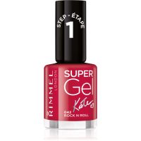 Rimmel Super Gel By Kate гел лак за нокти без използване на UV/LED лампа цвят 042 Rock n Roll 12 мл.