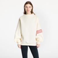 Bluza adidas Neuclassics Oversized Mock Neck Sweatshirt Cream White/ Real Coral XS