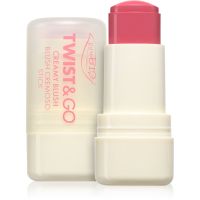 puroBIO Cosmetics Twist&Go krémová tvářenka v tyčince odstín 04 Strawberry 5 g