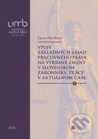 Vplyv základných zásad pracovného práva na vybrané zmeny v slovenskom Zákonníku práce v aktuálnom čase - kniha z kategorie Pracovní právo