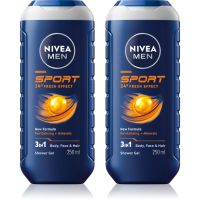 NIVEA MEN Sport гель для душа для чоловіків вигідна упаковка