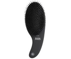 Kefa na rozčesávanie vlasov s nylonovými a diviačími štetinami Olivia Garden Curve - čierna (ID2090) + darček zadarmo