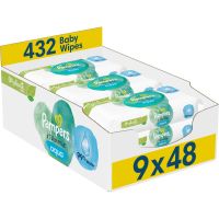 Pampers Harmonie Aqua vlažni čistilni robčki za otroke 9x48 kos