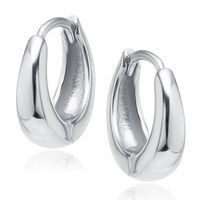 Olivie Strieborné 14mm náušnice 8555