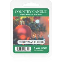 Country Candle Christmas Is Here vosek za aroma lučko 64 g