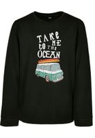 Kids Take Me To The Ocean Longsleeve Black