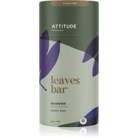 Attitude Leaves Bar Deodorant tuhý deodorant bez obsahu hliníkových solí Herbal Musk 85 g