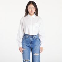 Koszula Calvin Klein Jeans Woven Label Cropped T-Shirt White L