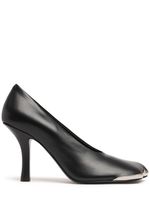 90mm Lf Duck Leather Pumps