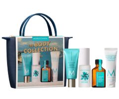 Cestovná sada pre starostlivosť o telo a vlasy Moroccanoil Greetings From The Body Collection + krém na ruky a taštička zadarmo + darček zadarmo