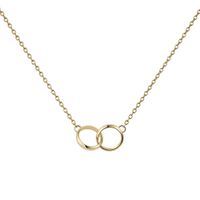 Daniel Wellington Krásný pozlacený náhrdelník Elan Unity DW00400219