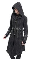 muški kaput DEVIL FASHION - Black Gothic Punk XXL