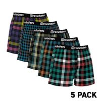HORSEFEATHERS Boxerky Clay 5Pack - bundle 1 GREEN velikost S