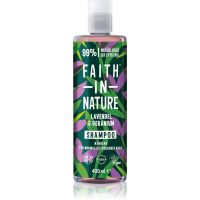 Faith In Nature Lavender & Geranium naravni šampon za normalne do suhe lase 400 ml