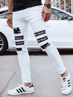 Men's White Denim Dstreet Pants