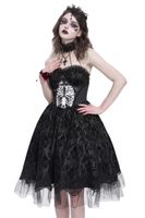 Damenkleid DEVIL FASHION - Skeleton XS