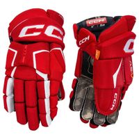 Rukavice CCM Tacks AS-V SR, Senior, 15", červená-biela