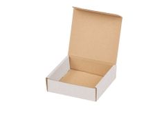 50 ks - Minikrabica/krabička 93x93x30 3VVL biela
