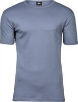 Tee Jays Vysokogramážové pevné pánské slim-fit triko Interlock 220 g/m Barva: šedá zinková, Velikost: XL TJ520