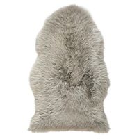 Linea Natura OVČIA KOŽUŠINA, 60/90 cm, strieborná