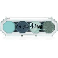 L.A. Girl Cosmetics 4 Play paleta senčil za oči odtenek All Nighter 3.2 g