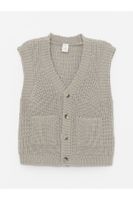 LC Waikiki V Neck Baby Boy Knitwear Vest