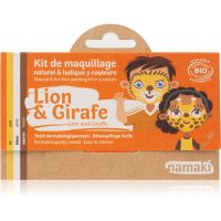 Namaki Color Face Painting Kit Lion & Giraffe Set für Kinder 1 St.