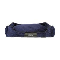 Pelech SCRUFFS Milan Memory Foam Box Bed tm. modrý XL