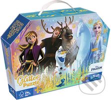 Disney Frozen (Puzzle 70 glitter v kufríku) - puzzle z kategorie 60 - 300 dílků