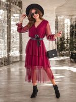 Resti Women's long dress with ruffles