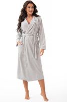 Dámský župan Dorota FR-376 Světle šedá L