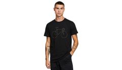 Dedicated T-shirt Stockholm Rainbow Bicycle Black Pánske - Tričká Dedicated - Čierna - 18280-M - Size: M