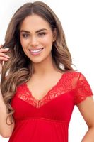 Noční košilka Donna Ivana - luxusní střih Červená L