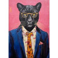 Monee UMELECKÁ TLAČ, zvieratá, 70/100 cm