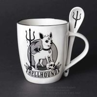 ALCHEMY GOTHIC - Tasse mit Löffel  - Hellhound