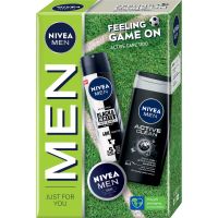 NIVEA MEN Feeling Game On darilni set (za telo in obraz) za moške