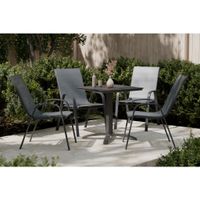 Ambia Garden SADA ZÁHRADNÝCH KRESIEL, kov, textil