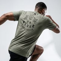 BodyWorld Men's T-shirt Now Or Never sage S (small)