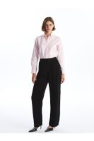 LC Waikiki Loose Fit Plain Linen Blend Women's Trousers