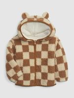 GAP Sherpa bear Sweatshirt Kinder Braun