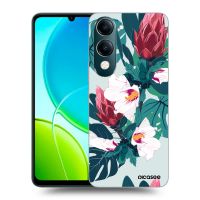 Silikónový čierny obal pre Vivo Y29s 5G - Rhododendron