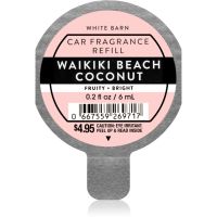 Bath & Body Works Waikiki Beach Coconut dišava za avto nadomestno polnilo 6 ml