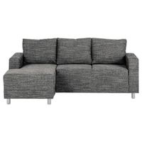 MID.YOU ROHOVÁ SEDAČKA, textil, černá