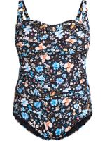 Swim by Zizzi Jednodijelni kupaći kostim  plava / crna